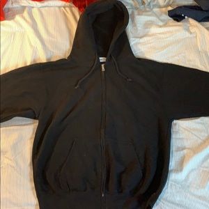 Black Zip Up Hoodie